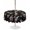 Black, variant on Outdoor Tablecloth with Umbrella Hole for Patio/Picnic/Party/Camping, Cute Black Space Waterproof Table Cloth Round Cover Washable, Star Cartoon Spaceship Planet (Dia 54")