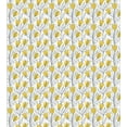 thumbnail image 3 of Ambesonne Floral Duvet Cover Sets, Tulips Petals Flowers Art, 2-Twin, Mustard and Dark Night Blue, 3 of 4