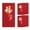 74#C, variant on Chinese New Year Red Envelopes, 10pcs Red Packets with Floral Designs for Spring Festival, Weddings, and Birthday Gifts, Ideal for Holiday Gifting and Celebrations