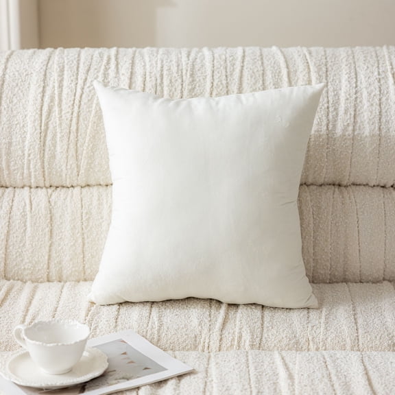 Dtwnek Set of 1 Decorative Throw Pillow Covers Soft Velvet Pillowcases for Couch Sofa Bed Living Room, 24x24 Inch