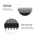 thumbnail image 4 of Highlighting Clip Comb, Parting Comb Durable  for Unisex Black,Lavender Purple, 4 of 7