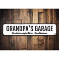 thumbnail image 2 of Grandpas Garage Novelty Decor, Metal Wall Sign - 4x18 Inches, 2 of 4