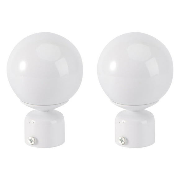 DEEPCRAFF Curtain Pole End Caps 2Pcs for Home Decor in Dining Room