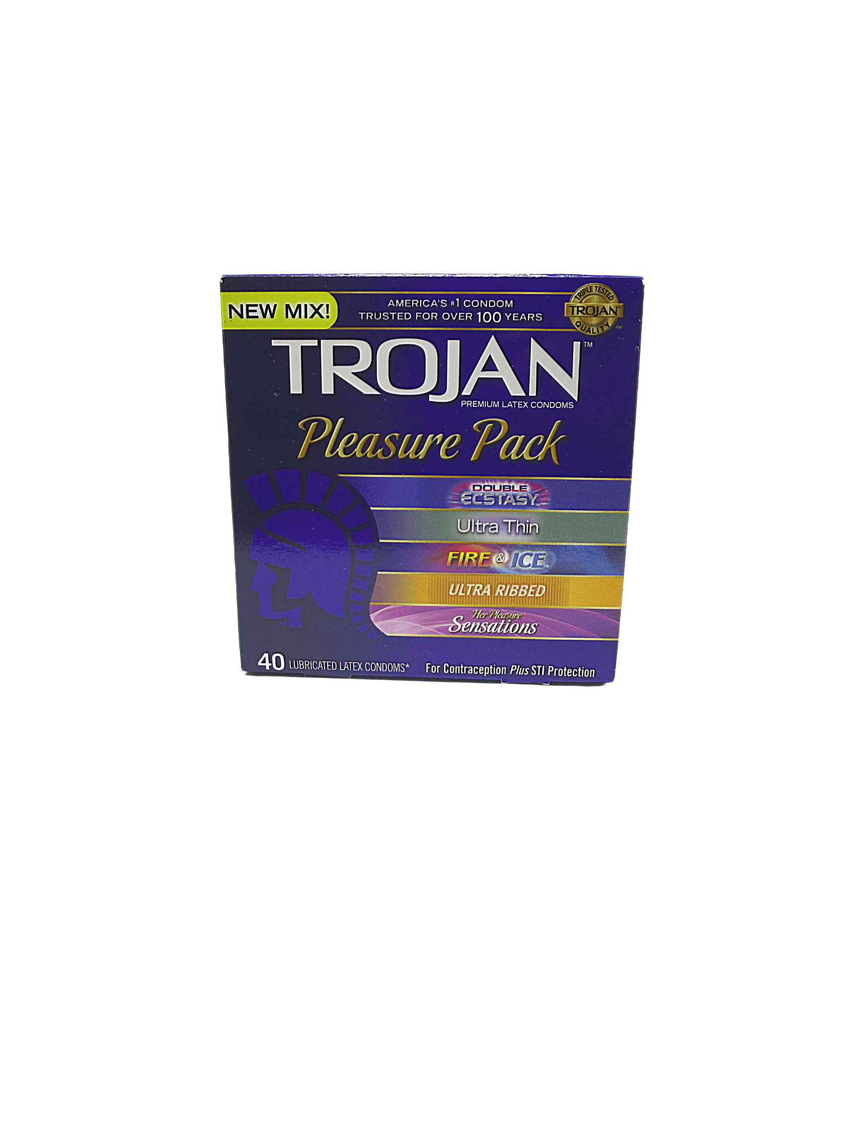 Trojan Pleasure Pack- (40 ct)