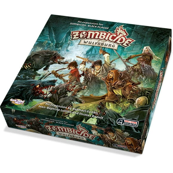 Zombicide Black Plague Wulfsburg Board Game EXPANSION | Strategy Game | Cooperative Board Game for Teens and Adults | Zombie Board Game | Ages 14+ | 1-6 Players | Avg. Pl