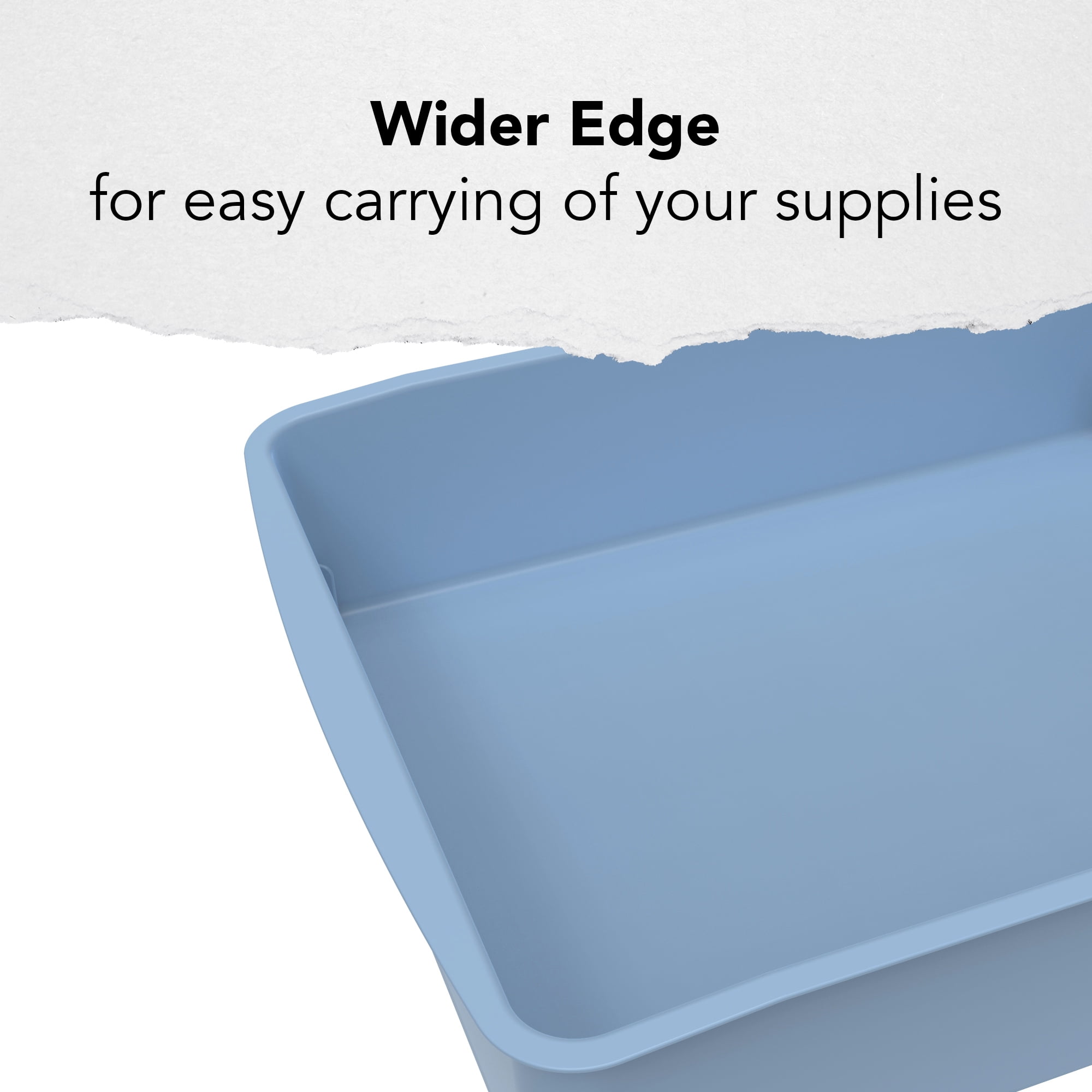 Pen+Gear Paper Tray, 13.15 x 10.25 x 2.95 in, Victory Blue, 7-Pack