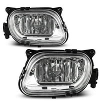 For 1996-1999 Mercedes-Benz W210 Clear Lens Pair Fog Lights Replacement Lamps