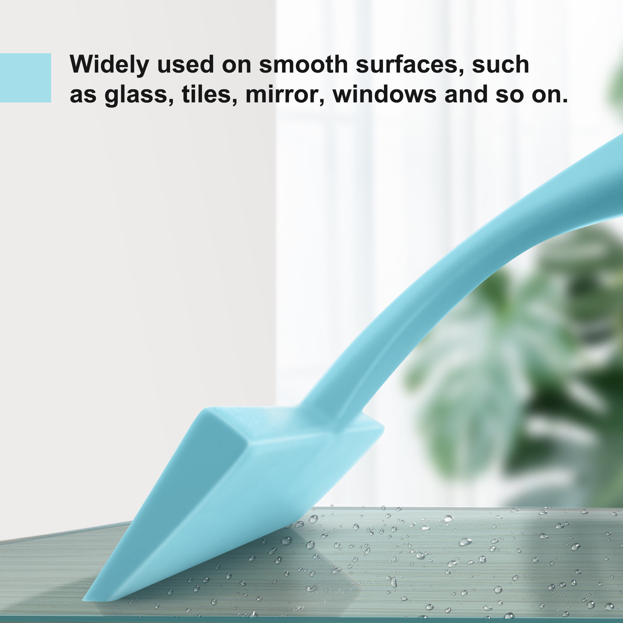 ROLIZOE Shower Squeegee for Glass Doors, 11 Inch Ergonomics Anti-Rust  Silicone Squeegee with Stainless Steel Frame for Shower Glass Door,  Mirrors