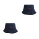 thumbnail image 3 of Jumpingount FÁCIL DE LLEVAR Gorra de pescador - Cabeza de moda TAMAÑO GRANDE Sombreros de cubo de gran tamaño Sombrero de pesca CÓMODO GRAN etiqueta roja negra XXL,1 2piezas, 3 of 6