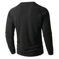 thumbnail image 3 of Aofany Long Sleeve Henley Shirts for Men Solid Color Men's T-Shirts Soft Stretch Pullover Shirts, 3 of 8