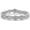 White Rhodium Plated, variant on Gem Stone King 18K Yellow Gold Plated Filigree Ornate links Rough Faceted Diamond Tennis Bracelet for Women (1.00 Cttw, 7.5 inches)