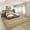Yellow, variant on Hasoo Washable Living Room Area Rug 5x7 Modern Braided Printed Neutral Non-Slip Soft Low Pile Indoor Brown Carpet