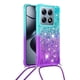 thumbnail image 2 of Funda para Xiaomi 14T/14T Pro 5G Brillantina Líquida Divertida Reluciente y con Cristales en Movimiento Cuerpo Cruzado con Cordón Ajustable, 2 of 5