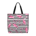 thumbnail image 1 of Balery Flamingos Bolsa de Mano para Mujeres con Cremallera, Bolsa de Gimnasio con Compartimentos, Bolsa para Laptop, Bolsa para Trabajo, 1 of 7