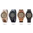 thumbnail image 4 of BOBO BIRD Reloj de madera para hombre Cronógrafo con movimiento de cuarzo de madera con función Abanopi Mirar, 4 of 7