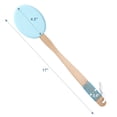 thumbnail image 3 of AmazerBath Lotion Applicator for Back, Feet, 4 Replaceable Pads with 1 Long Handled, Back Sunscreen Applicator for Elderly, Women, Apply Cream Medicine Skin Cream Moisturizer Sunscreen Tanner, Blue, 3 of 7