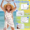 thumbnail image 6 of Jiueut Axolotl Cherry Blossom Print Bathing Suit for Girls One Piece Trendy Swimsuit for Girls with Mesh Cover Up Kids Swimwear Size 7-18 Years, 6 of 7