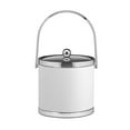 thumbnail image 2 of Kraftware 50554 Sophisticates Brown with Polished Chrome 3 qt. Ice Bucket with Track Handle & Metal Cover, 2 of 2