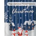 thumbnail image 4 of Inosoo Christmas Fabric Shower Curtain, 72"x 72", Santa Clau Shower Curtains, Washable, 4 of 14