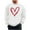 White A, variant on ZQUUVOU Men's Valentines Day Graphic Sweatshirt Long Sleeve Round Neck Casual Pullover Comfortable Streetwear White A