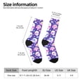 thumbnail image 5 of Yiaed Skull mushroom colorful Print Great elasticity Crew Socks Sports socks for Men and Women, 5 of 5