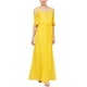 thumbnail image 1 of Vestido largo SLNY bordado con Hombros descubiertos para mujer amarillo 10, 1 of 1