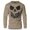 Khaki, variant on GYMISH Kill Your Workout Lightweight Long Sleeve Hooded T-Shirt for Men – Motivational Gym Hoodie, Khaki, Small