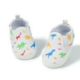 thumbnail image 4 of eczipvz Toddler Shoes Toddler Shoes Printed Dinosaur and Kids Baby Shoes Size 3 Shoes for Baby Girls (White, 6-9 Months), 4 of 5