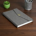 thumbnail image 4 of SIYTUAU A5 Size Faux Leather Notebook With Metal Binder Rings For Business Office School And Daily Writing 8.3X5.7 Inches, 4 of 7