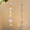 thumbnail image 4 of Adornos de campanillas de viento de cristal colgante de luz decoración de jardín (amarillo) JShteea Libre de BPA, 4 of 9