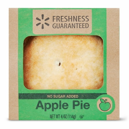 Freshness Guaranteed 4" No Sugar Added Mini Baked Apple Pie, 4 oz Paperboard Carton