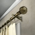 thumbnail image 2 of Ludmila 13/16" Bay Window curtain rod 20"-36", 38"-72" - Antique Brass,(ABay-90-4), 2 of 3