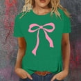 thumbnail image 2 of YDLCAFD Custom T Shirts Front and Back Women's Stylish Printed Crew Neck T Shirt, 2 of 4