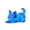 Blue, variant on WYZCTTD Crystal Cat Figurine Cute Stretching Kitten Statue Glass Animal Collectible Paperweight Home Office Table Desk Decor, 2.8 Inch