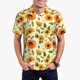 thumbnail image 1 of Fotbe Sunflowers And Butterflies Camiseta Polo de Golf para Hombre con Estampado – Camisa Deportiva Transpirable con Cuello Abotonado-XX-Large, 1 of 6
