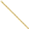 thumbnail image 1 of 14K Yellow Gold 6.1mm Polished Fancy Link Bracelet, 1 of 2