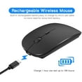 thumbnail image 4 of 2.4GHz Wireless Bluetooth Mouse, Dual Mode Slim Rechargeable Silent USB Mouse, 4 of 7