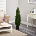 thumbnail image 2 of Nearly Natural 4FT Faux Cedar Tree, Outdoor Front Porch Décor, Faux Cedar Tree Pine Tree in Nursery Planter with UV Resistant Coating C80, 2 of 3