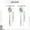 E*1+F*1, variant on Cooking Spoon Set, 2Pcs 14.7" Stainless Steel Large Serving Spoons, Solid & Slotted Spoons for Restaurant, Metal Kitchen Utensils