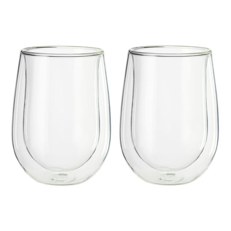 Zwilling Sorrento Double-Wall White Wine Glasses, Set of 2 +