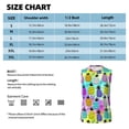 thumbnail image 6 of Daiia Graffiti Pineapples Printed Men's Tank Tops,Casual Soft Sleeveless Gym Muscle Shirts Bodybuilding Tee-3X-Large, 6 of 8