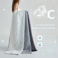 thumbnail image 5 of Cool Summer Quilt – Cooling Blanket Everlasting Cold Touch for Hot Sleepers, Lightweight Design Summer Ice Blanket for Night Sweats, Machine Washable Comfort For Singles & Couple 200*230cm, 5 of 8