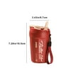 thumbnail image 3 of BAOPAI Stainless Steel Insulated Water Cup with Straw and Carry Rope Double Layer Insulation with Measurement Markings for Coffee Tea and More, 3 of 6