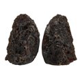 thumbnail image 4 of Gray Banded  Brazilian Agate Drusy Geode Bookends 4-7 Pounds, 4 of 4