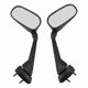 thumbnail image 2 of Universal Motorcycle Rearview Mirrors Compatible with FZ1 Fazer 2007-2013 Side Mirror Set for Motorbike, 2 of 5
