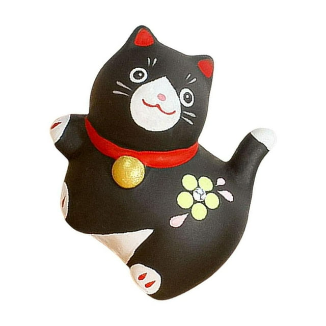jesticaly Black Car Interior Decoration Statue Creative Sculpture Fine Workmanship Beautify Space Painted
