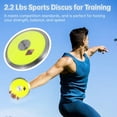 thumbnail image 3 of 1.0 Kg Sports Discus, Nylon Discus with Steel Rim and Center, 2.2 Lbs Practice Discus, Training Disc for Men and Women, Outdoor Throwing Disc for Beginners and Professionals, 3 of 7