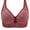 Wine, variant on CFLVAEK Plus Size Bras for Women No Underwire Full Support Everyday Bra Comfort Full Figure Lace Bras Breathable Bralette for Large Bust Beige （36/80）