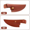 thumbnail image 3 of Gaine en Cuir, Protège-Couteaux en Cuir PU pour Couteau à Désosser de 6 Pouces, Lame de Protection avec Boucle, Couvre-Couteaux pour Cuisine, Camping, Activité Extérieure, 3 of 7