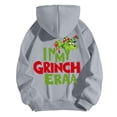 thumbnail image 4 of MIARHB Sudadera con capucha para mujer, jersey de gran tamaño, moda para mujer, jersey ligero de manga larga con bolsillos, sudadera con capucha con estampado navideño, M, 4 of 4